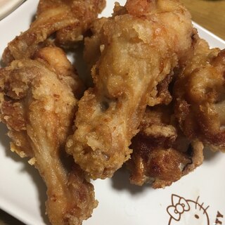 漬けて美味しい手羽元唐揚げ♪